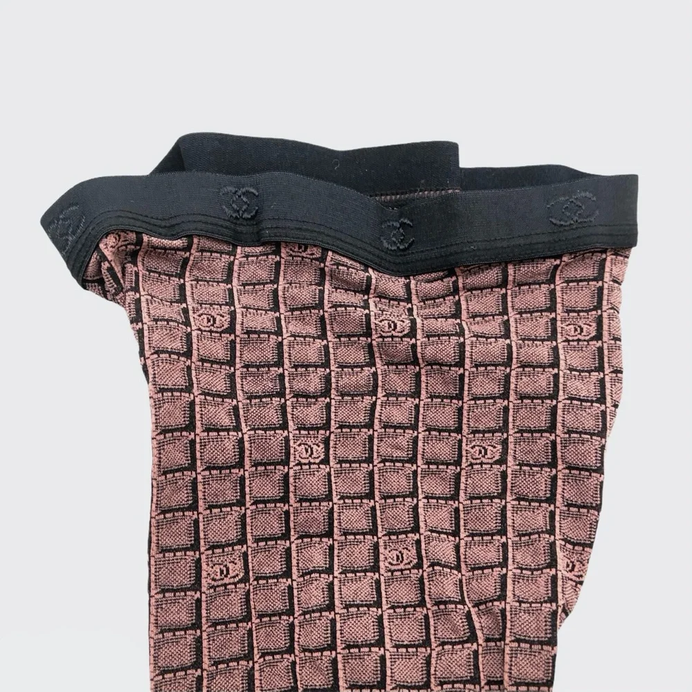 CHANEL COLLANT FANTAISIE JACQUARD FANCY TIGHTS